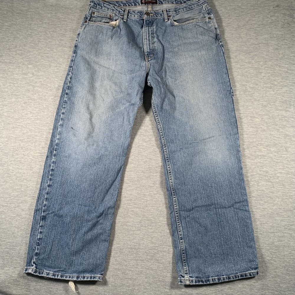 Polo Jeans Co RL Woodrow Jeans Mens 37x30 (34x30)‎ Blue Relaxed Straight Denim